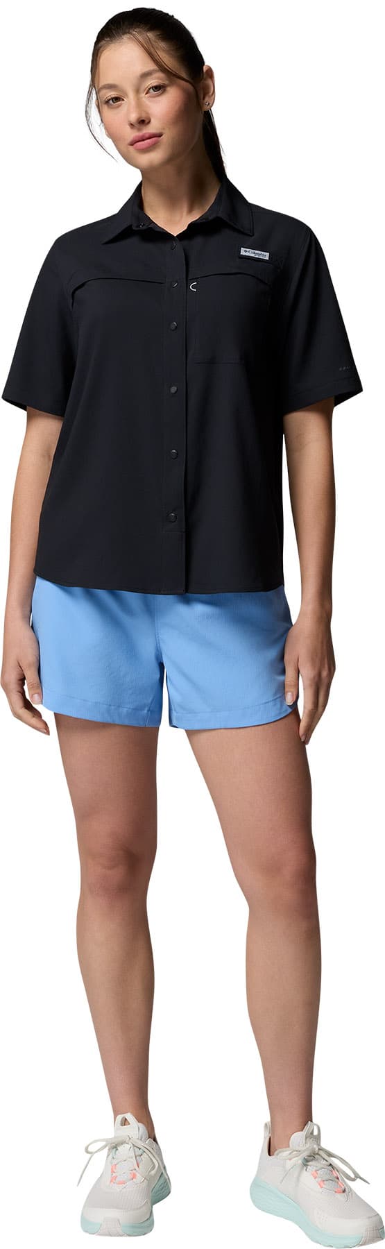 Product gallery image number 5 for product PFG Castback Woven Short Sleeve Shirt - Women's