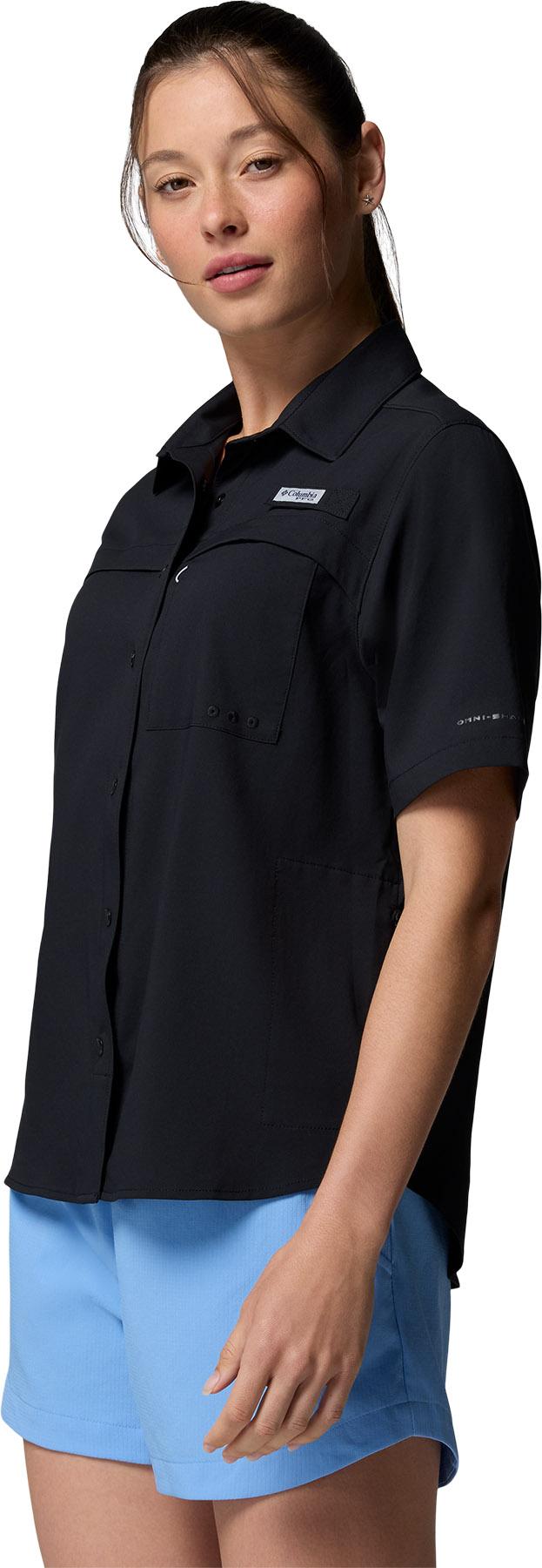 Product gallery image number 3 for product PFG Castback Woven Short Sleeve Shirt - Women's