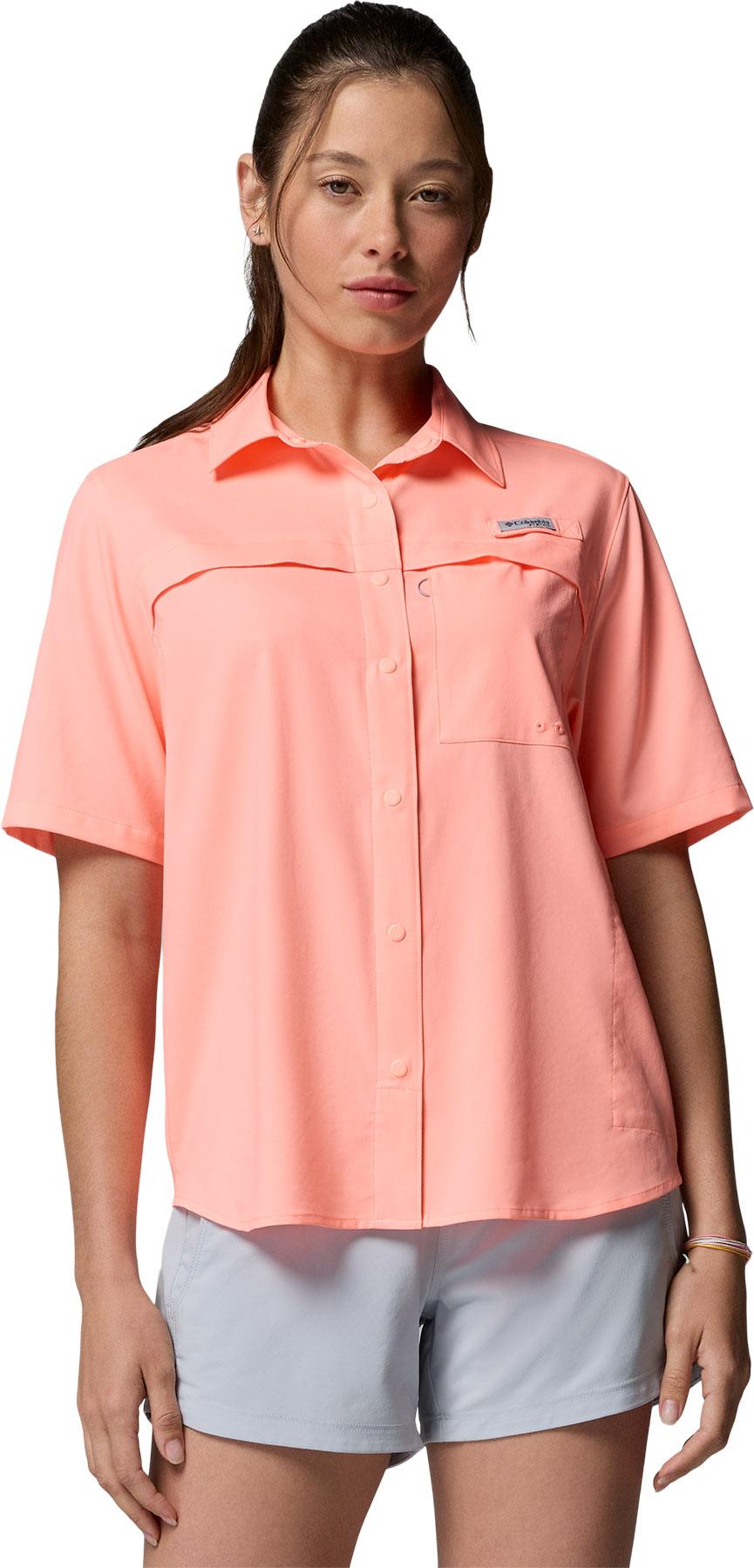 Product image for PFG Castback Woven Short Sleeve Shirt - Women's