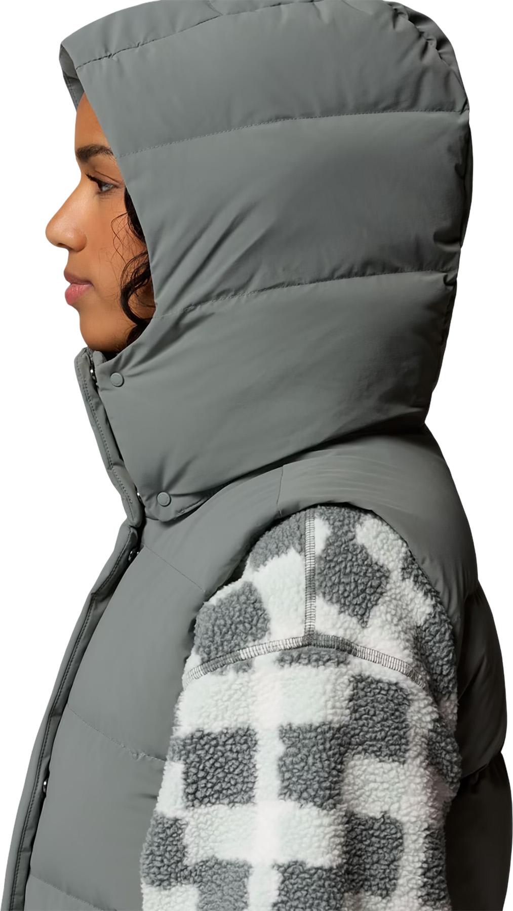 Numéro de l'image de la galerie de produits 7 pour le produit Veste à capuchon mi-longue Amaze Puff - Femme