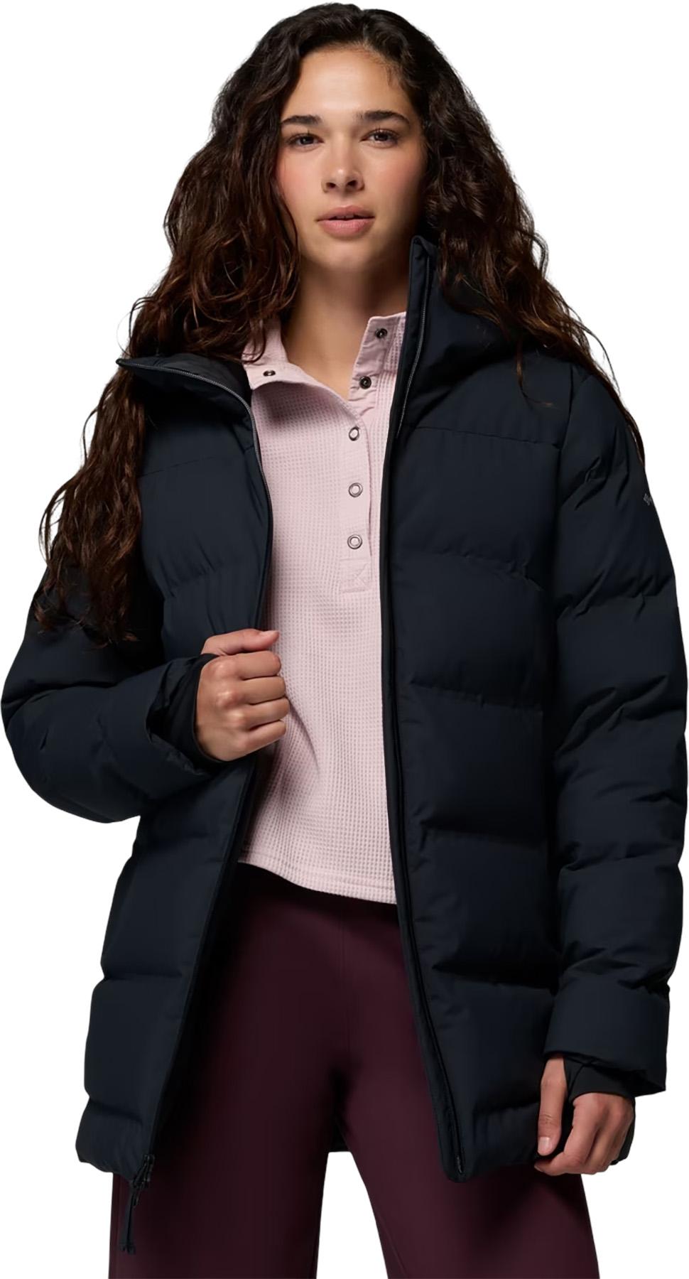 Numéro de l'image de la galerie de produits 9 pour le produit Manteau à capuchon mi-long Amaze Puff Heat Seal - Femme