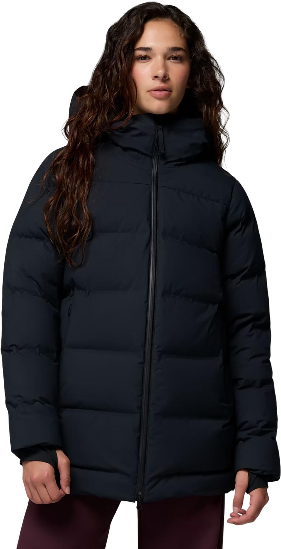 Image de produit pour Manteau à capuchon mi-long Amaze Puff Heat Seal - Femme