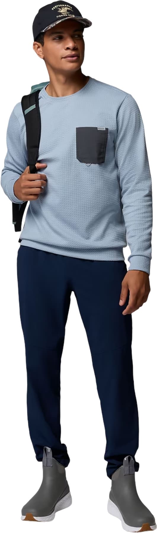 Product gallery image number 4 for product PFG Uncharted Crew Neck Knit Top - Men's