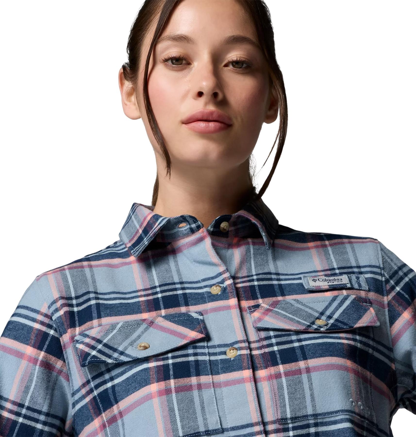 Numéro de l'image de la galerie de produits 3 pour le produit Chemise en flanelle technique PFG Topwater - Femme