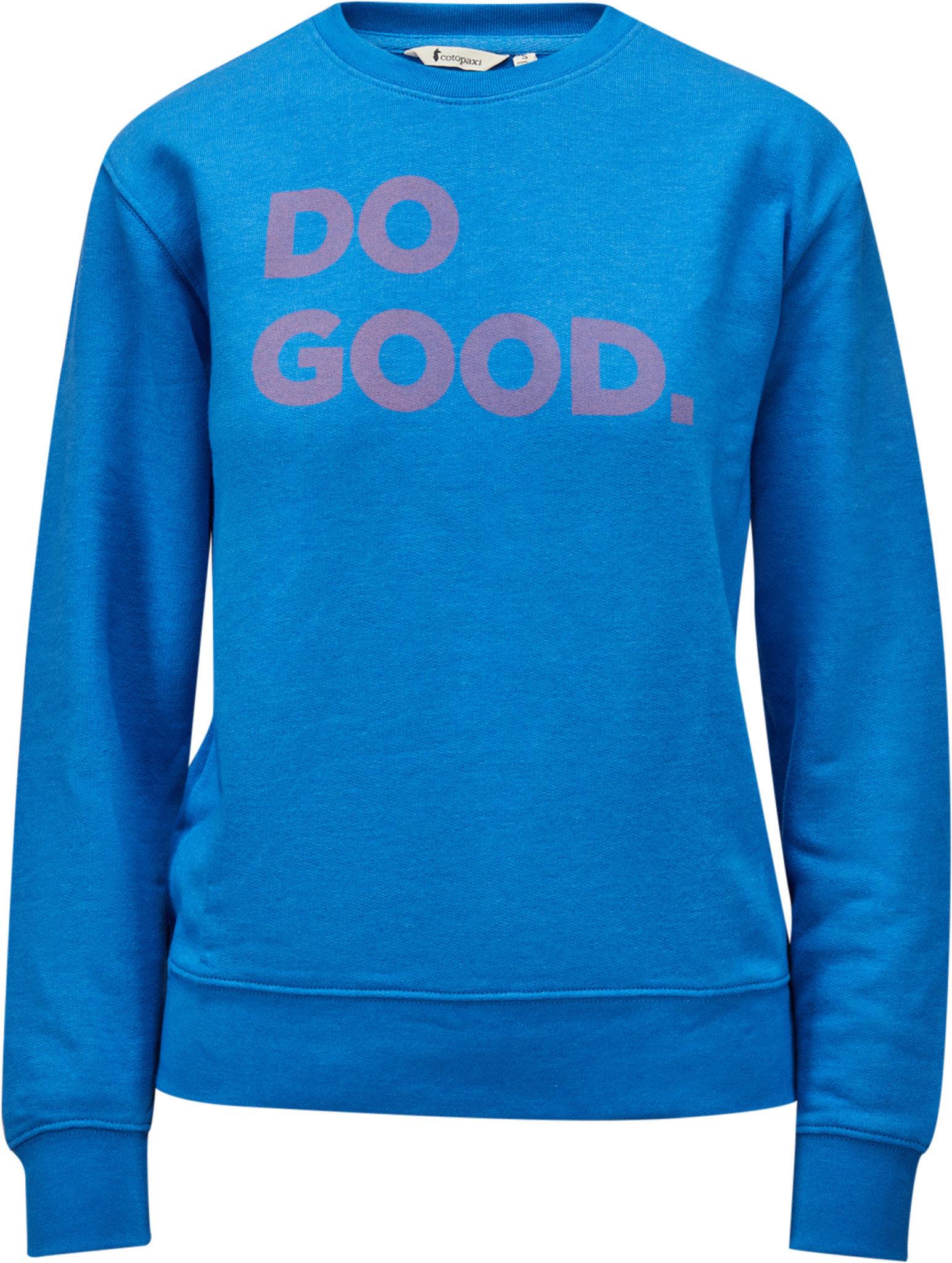 Numéro de l'image de la galerie de produits 1 pour le produit Chandail en molleton à col rond Do Good - Femme