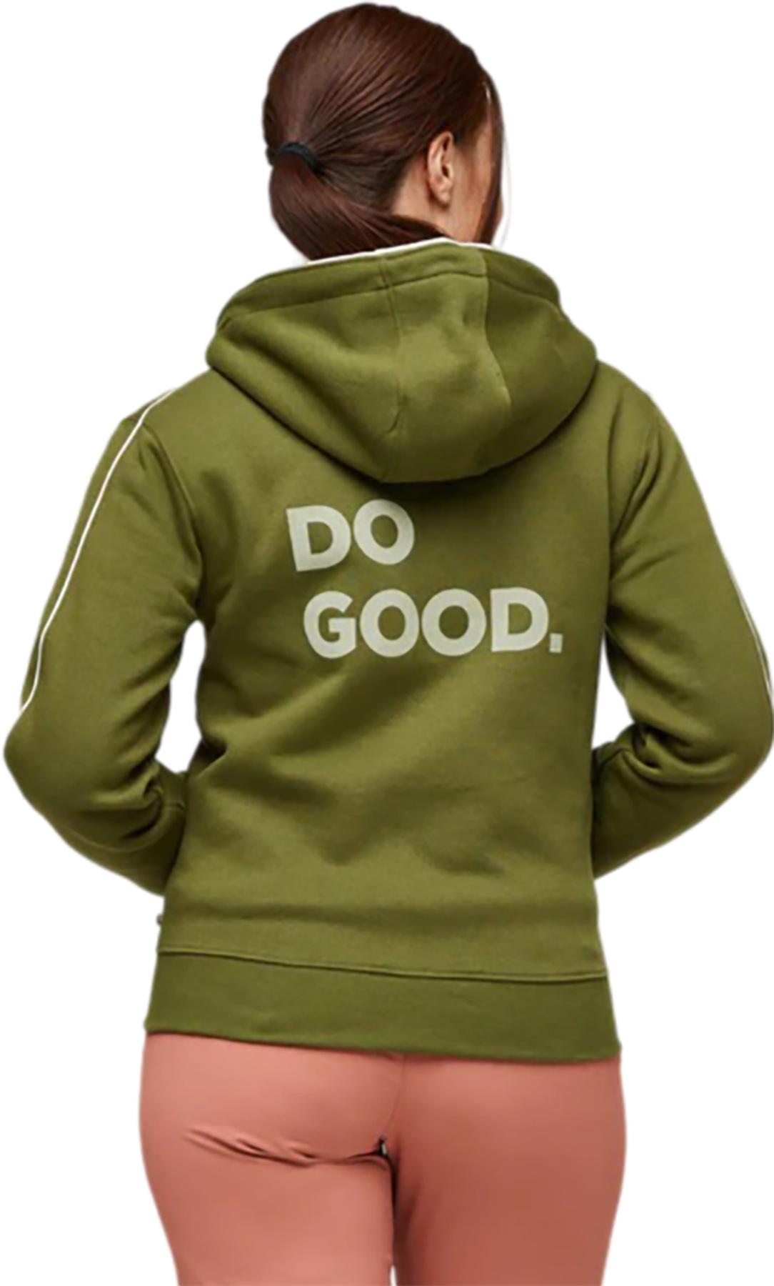 Numéro de l'image de la galerie de produits 4 pour le produit Chandail à capuchon à glissière pleine longueur Do Good - Femme
