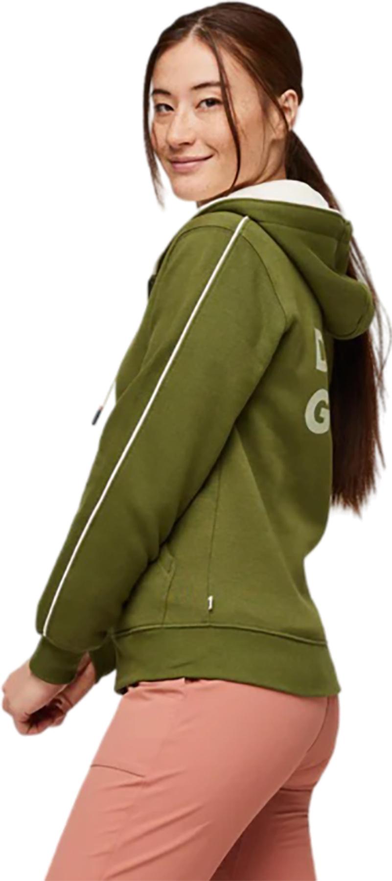 Numéro de l'image de la galerie de produits 3 pour le produit Chandail à capuchon à glissière pleine longueur Do Good - Femme