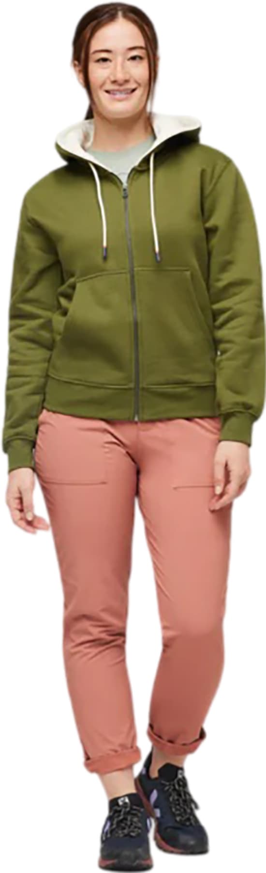 Numéro de l'image de la galerie de produits 1 pour le produit Chandail à capuchon à glissière pleine longueur Do Good - Femme