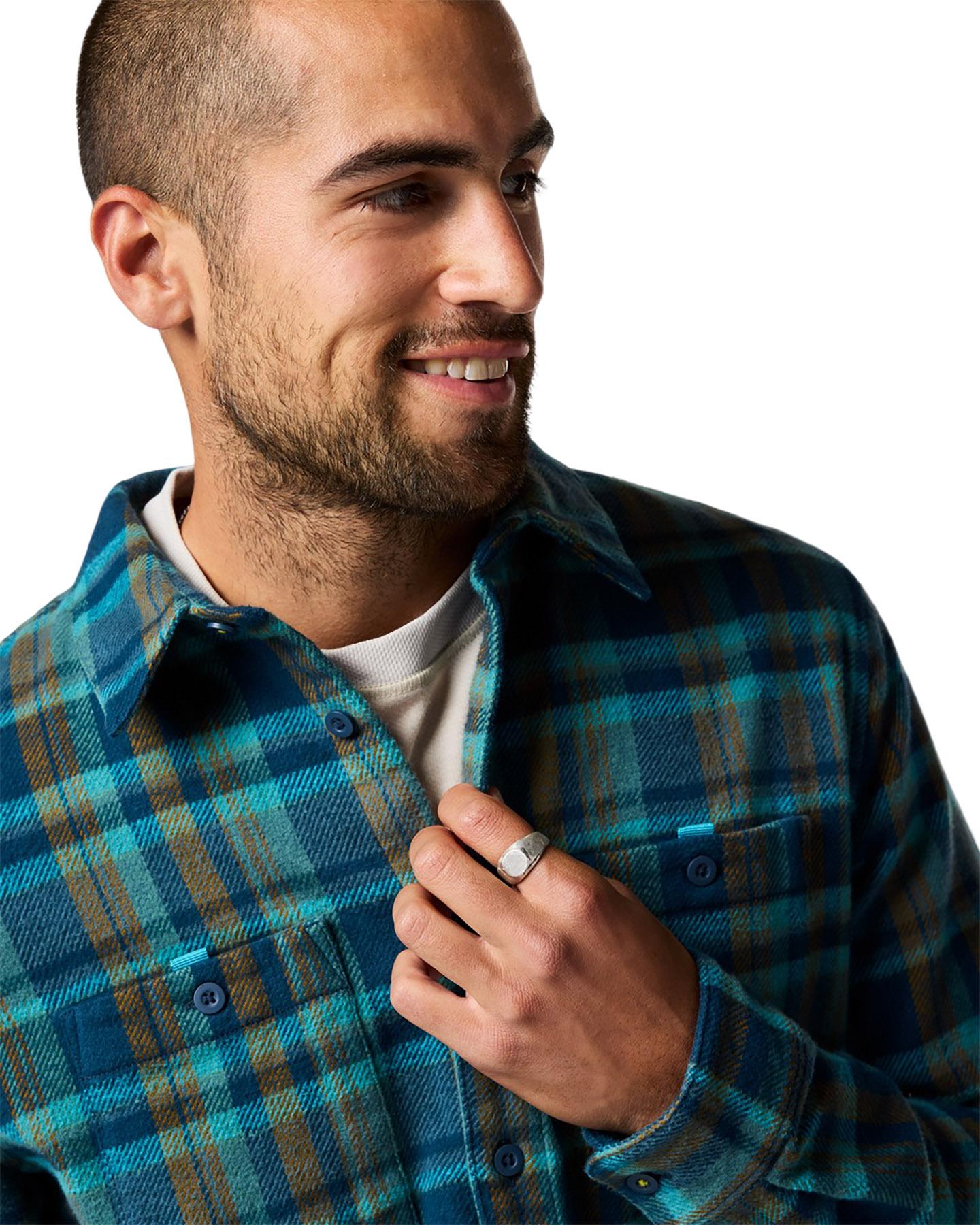 Product gallery image number 4 for product Mero Organic Flannel Shirt - Men's