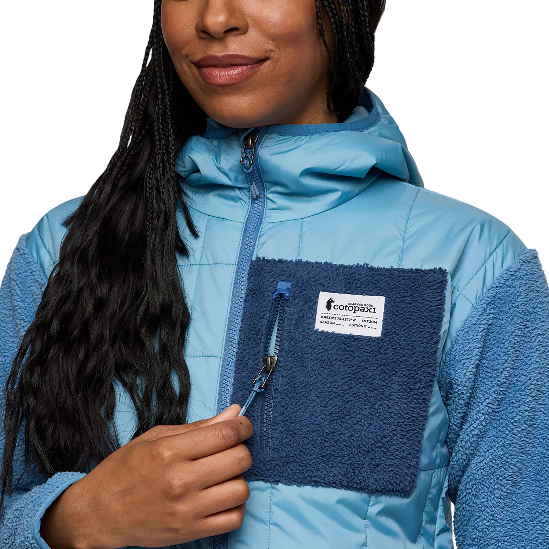 Product gallery image number 5 for product Manteau à capuchon hybride Trico - Femme