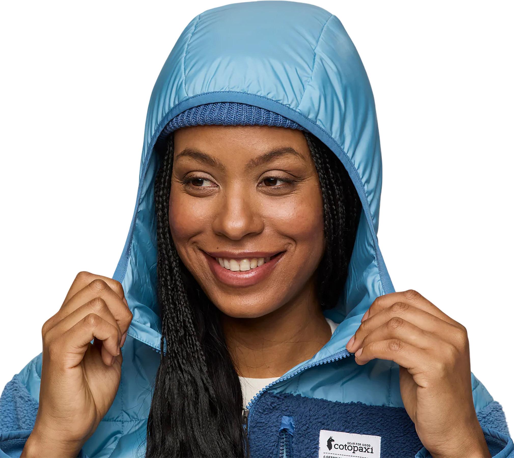 Product gallery image number 6 for product Manteau à capuchon hybride Trico - Femme