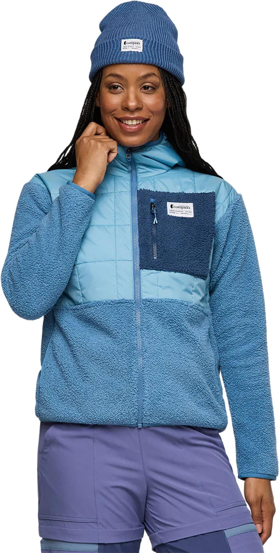 Product gallery image number 3 for product Manteau à capuchon hybride Trico - Femme