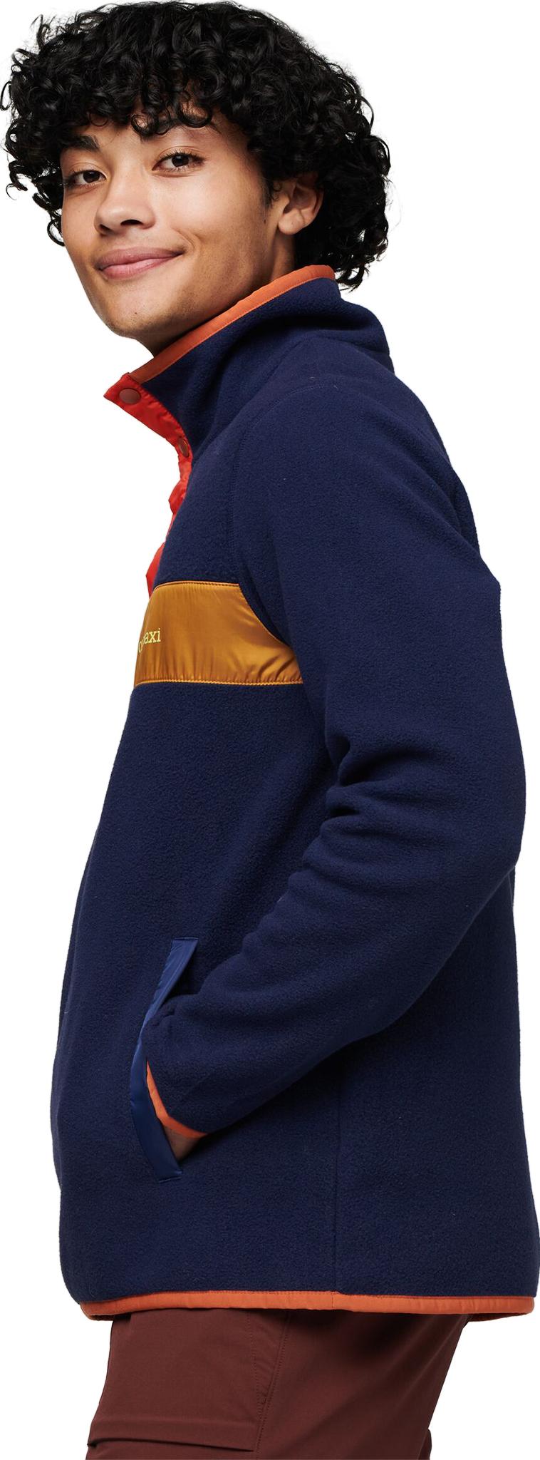 Numéro de l'image de la galerie de produits 5 pour le produit Chandail en molleton à col montant 1/4 boutonné de Teca - Homme