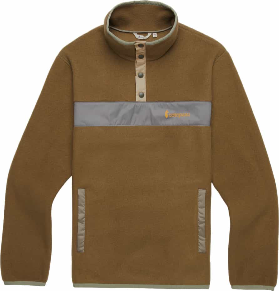 Image de produit pour Chandail en molleton à col montant 1/4 boutonné de Teca - Homme