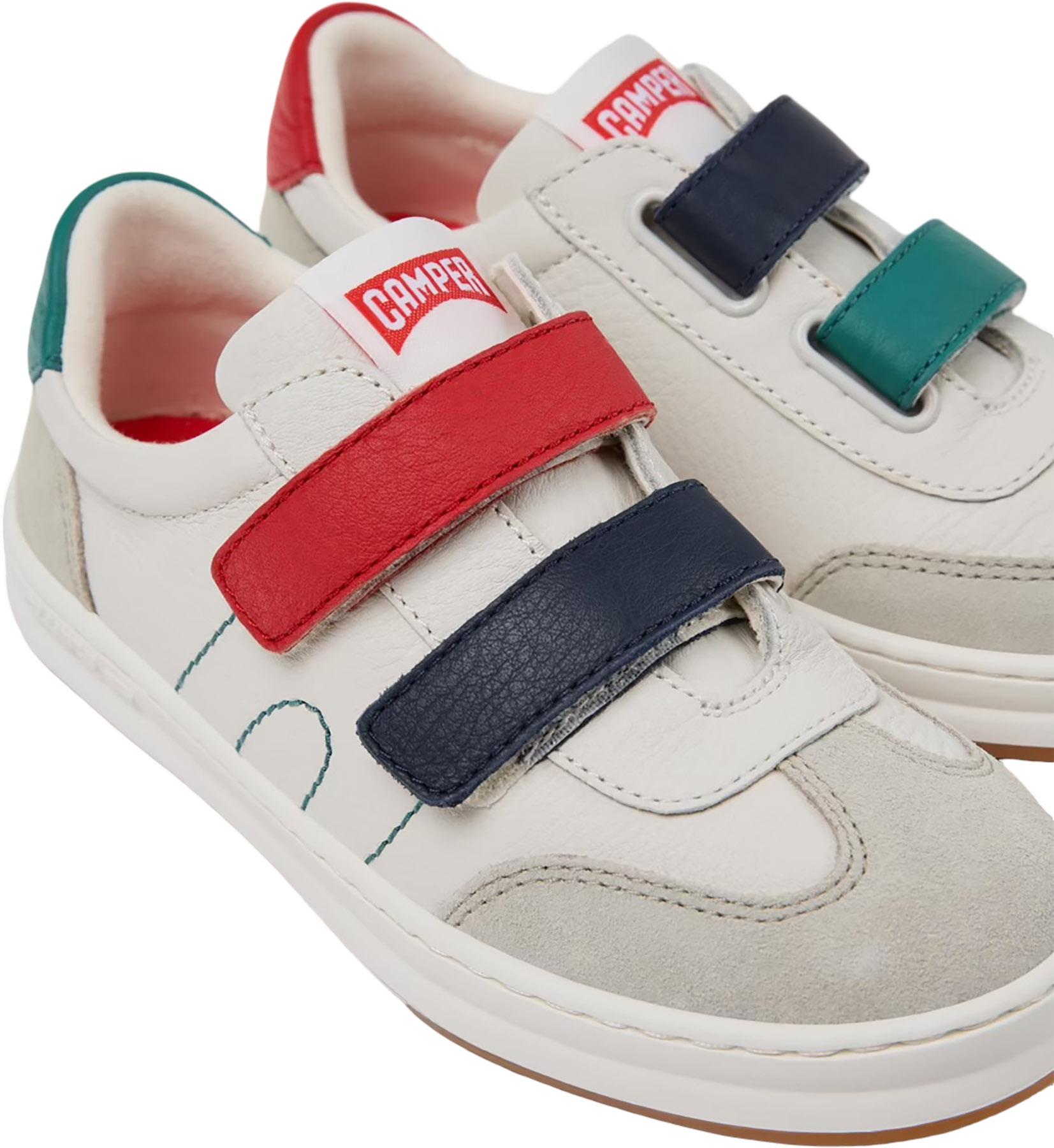 Product gallery image number 3 for product Twins Calfskin Leather and Nubuck Sneaker - Kids