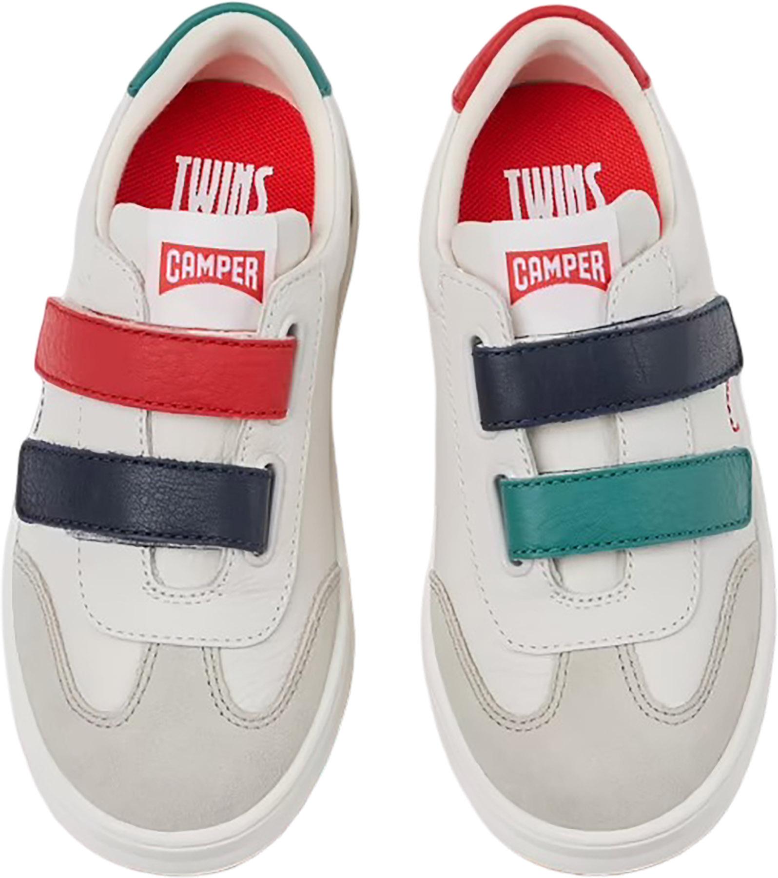 Product gallery image number 4 for product Twins Calfskin Leather and Nubuck Sneaker - Kids