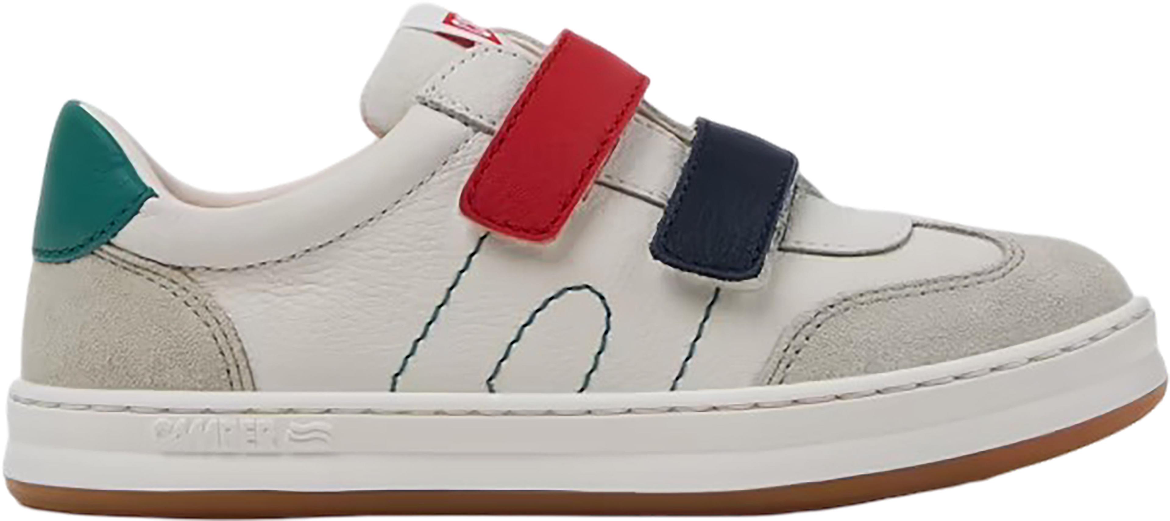 Product image for Twins Calfskin Leather and Nubuck Sneaker - Kids