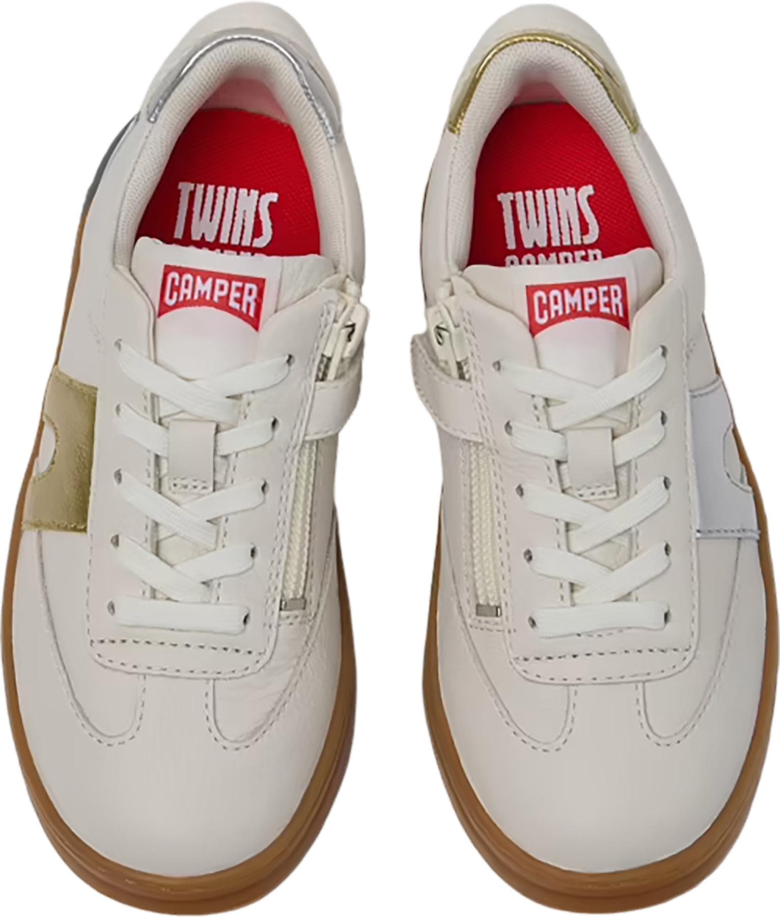 Product gallery image number 5 for product Runner Multicolor Leather and Nubuk Sneakers - Kids
