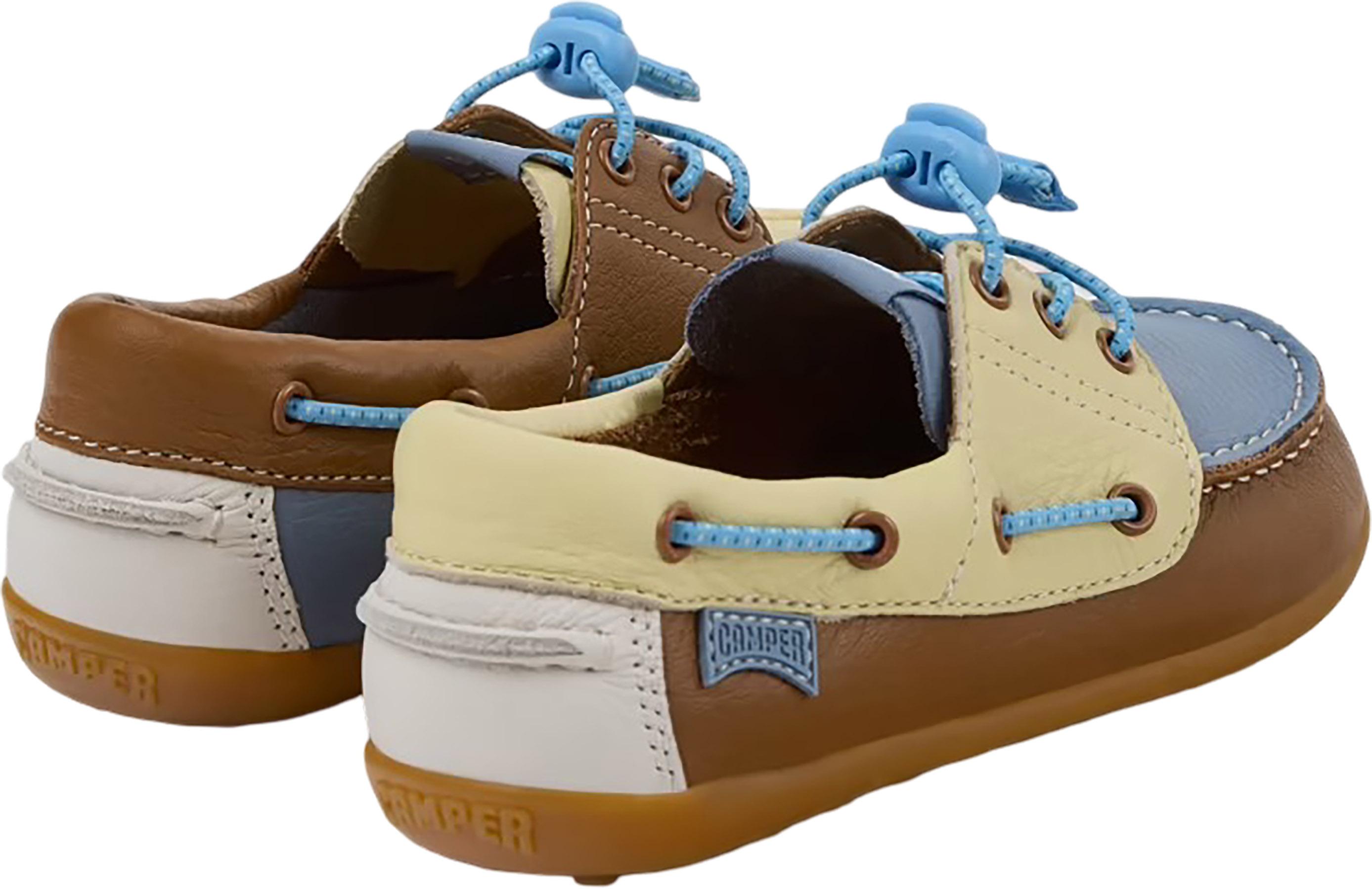Product gallery image number 2 for product Twins Multicolor Leather Nautical Shoes - Kids