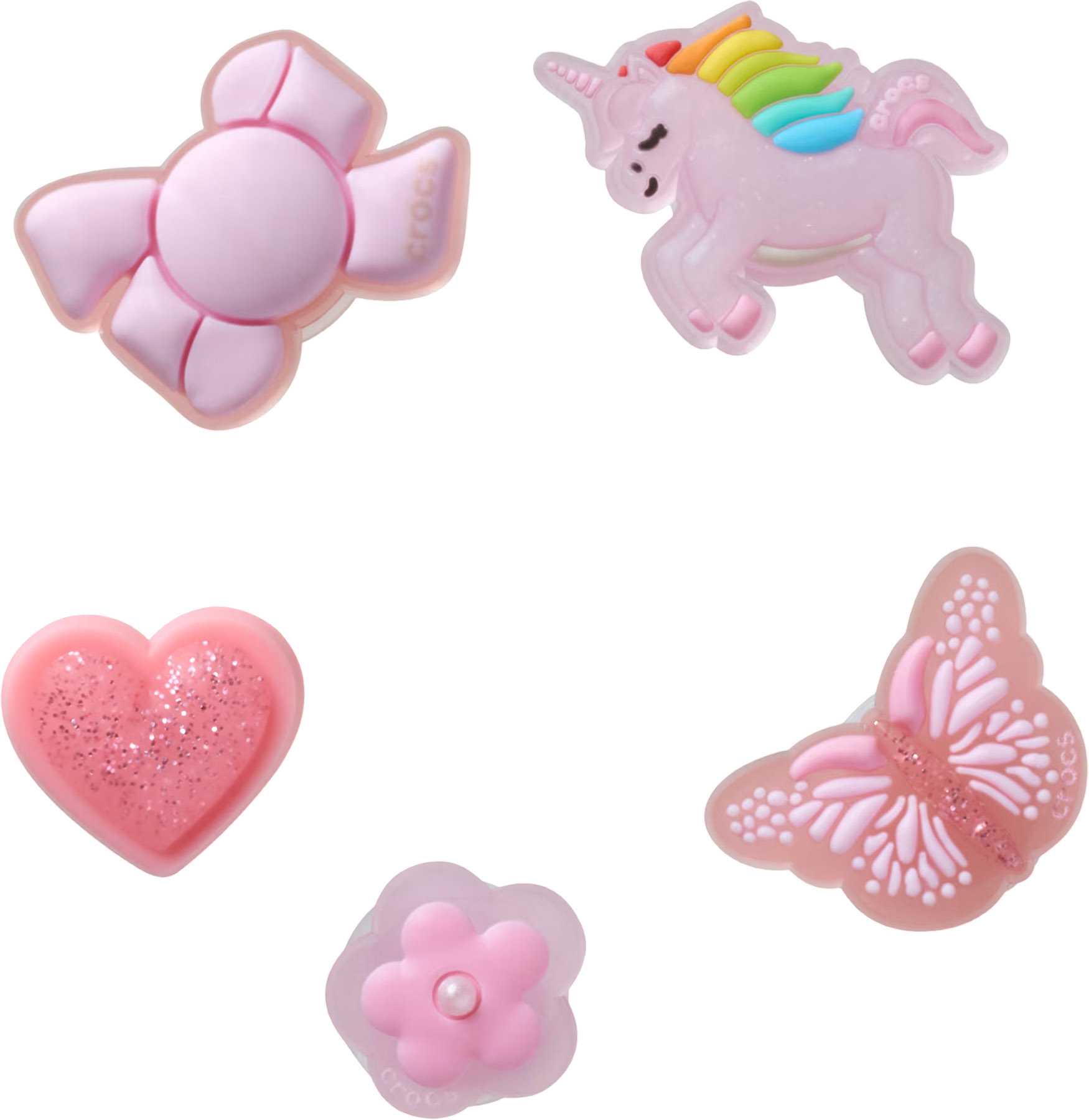 Product image for Tiny Girl Favorites 5 Pack Jibbitz Shoe Charms - Girls