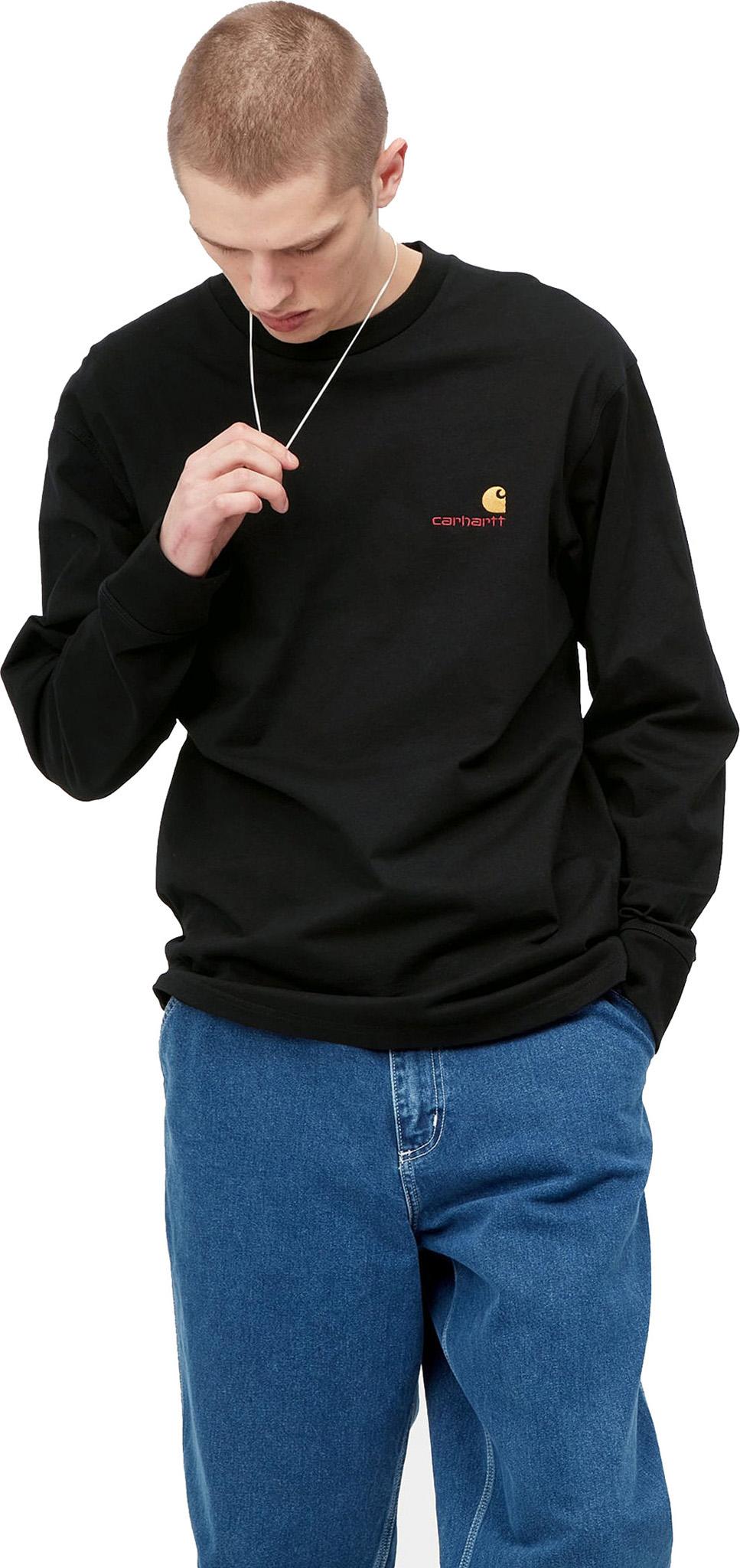 Product gallery image number 8 for product American Script Long Sleeve T-Shirt - Men's