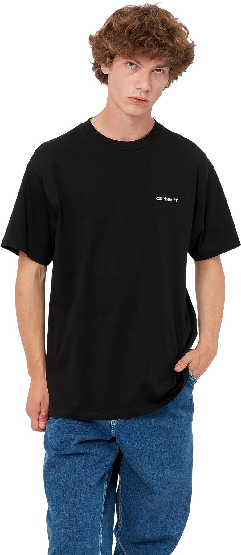 Product gallery image number 2 for product Script Embroidery Short Sleeve T-Shirt - Men's