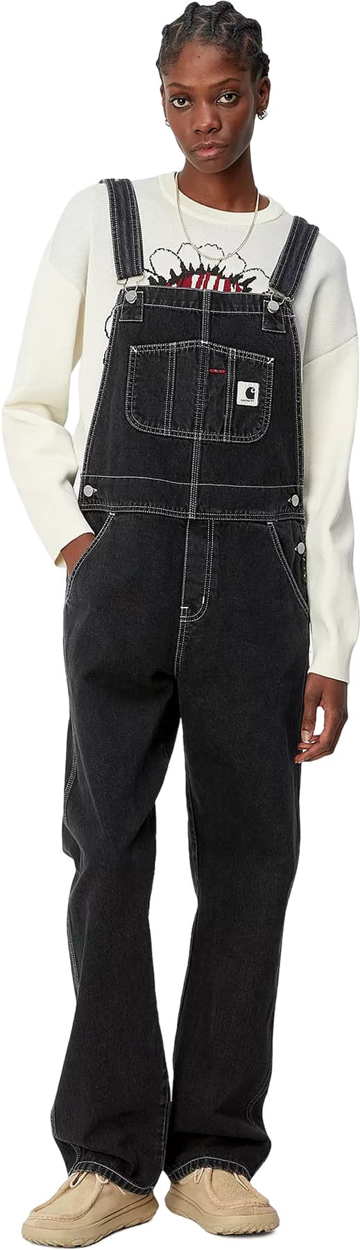 Product gallery image number 2 for product Straight Bib Overalls - Women's