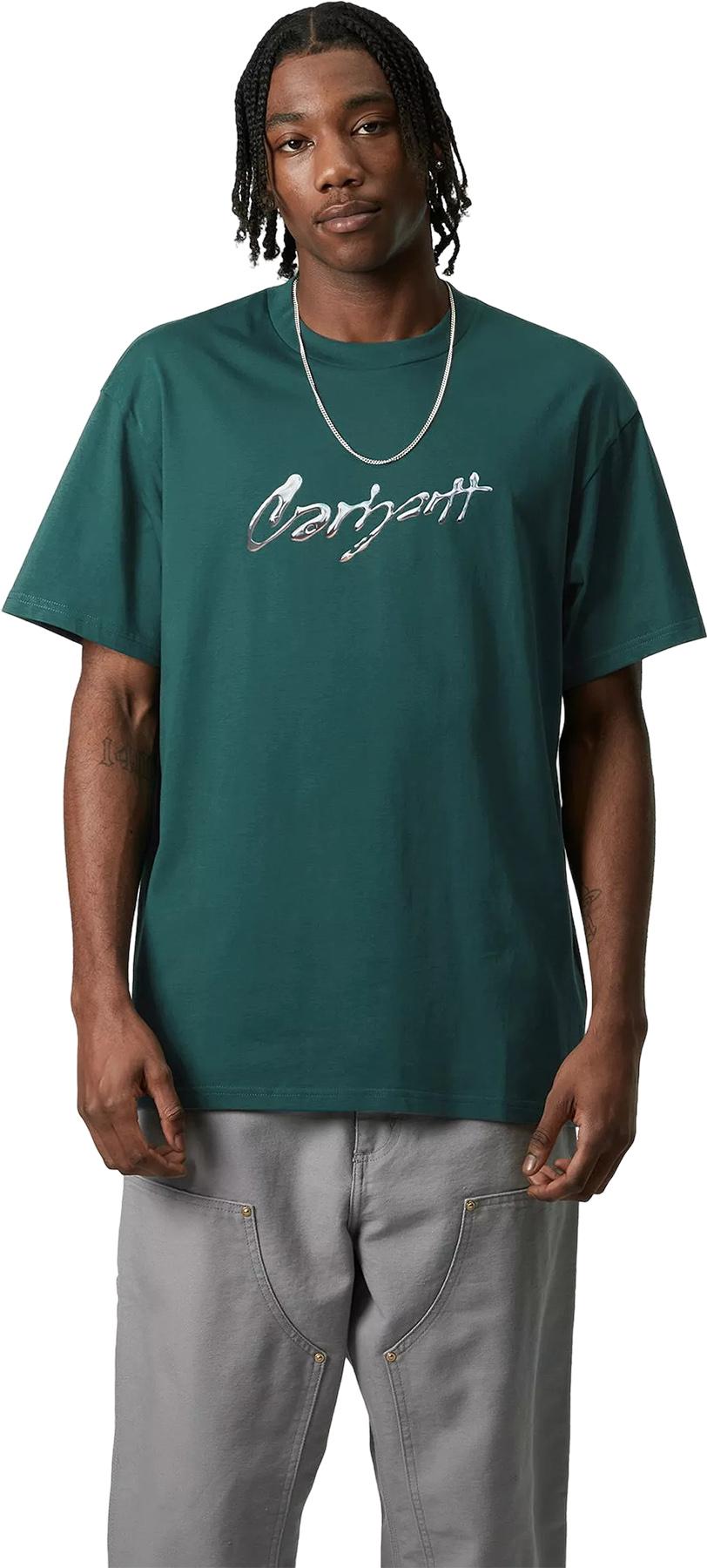 Product gallery image number 4 for product Drip Script Short Sleeves T-Shirt - Men's