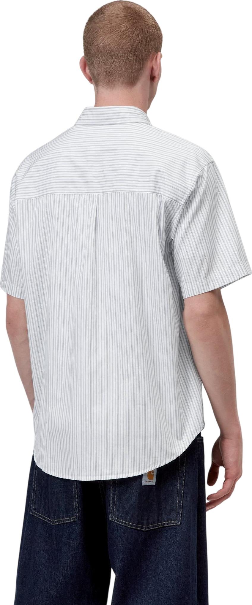Product gallery image number 5 for product Short Sleeve Keene Stripe Shirt - Men's