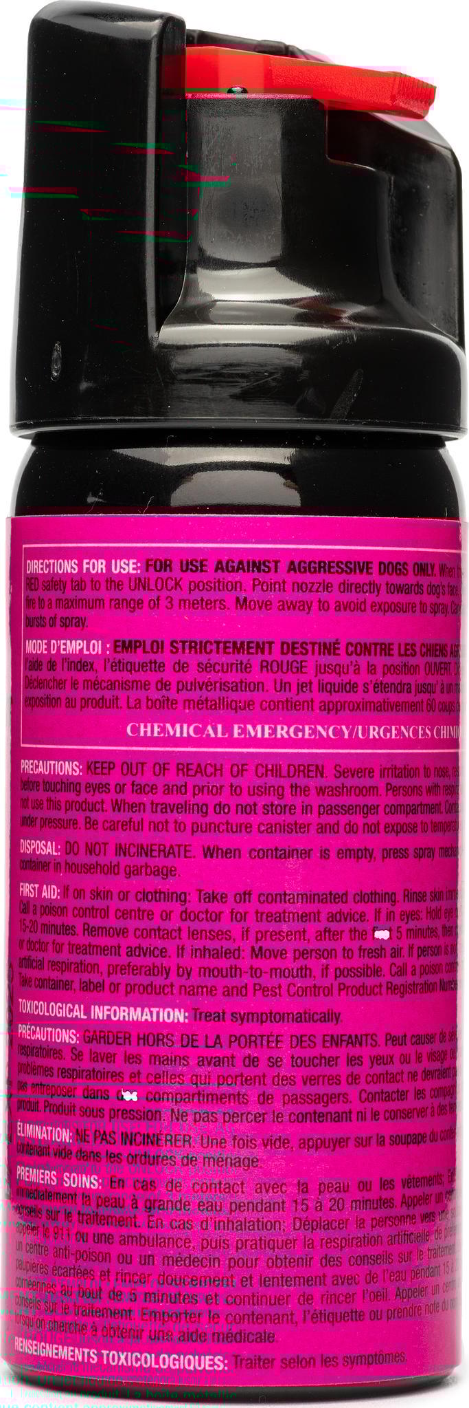 Product gallery image number 3 for product Canadian Dog Deterrent Pepper Spray - Pink