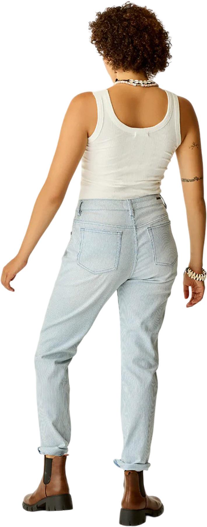 Product gallery image number 3 for product Jean taille haute Carson RR Stripe - Femme