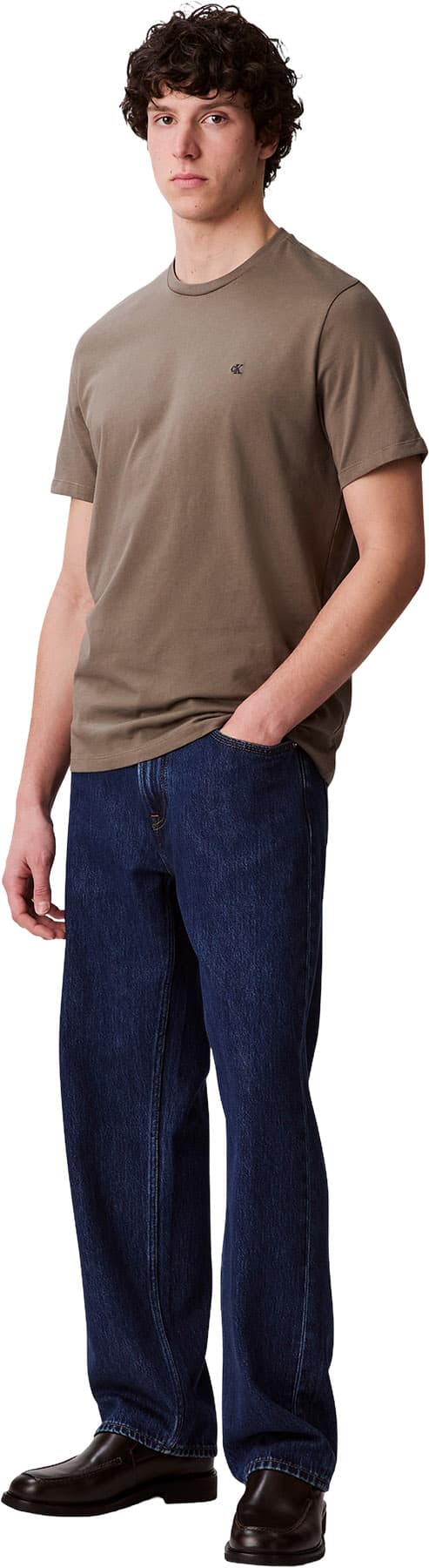 Product gallery image number 2 for product Smooth Cotton Monogram Logo T-Shirt - Men's