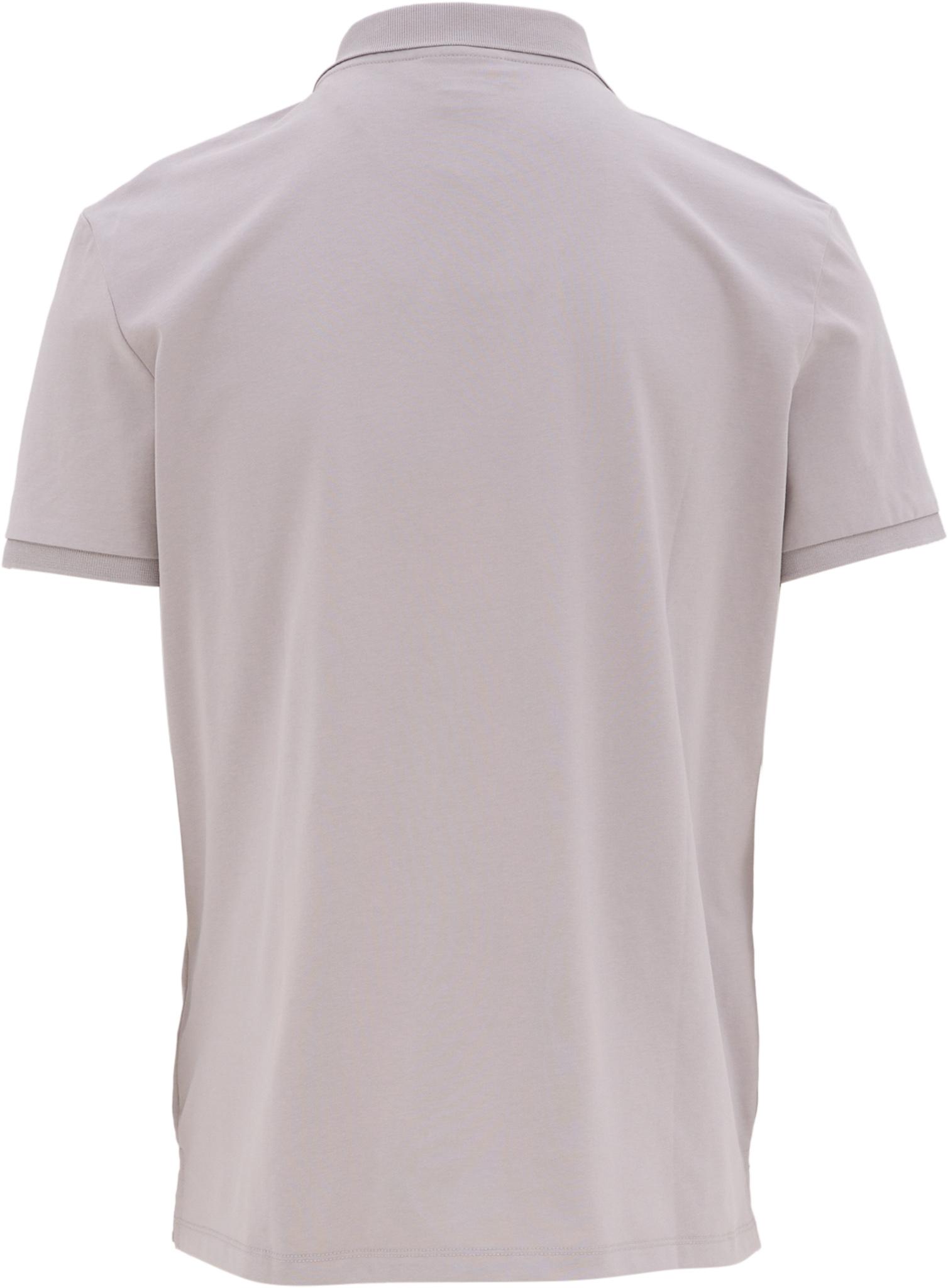Product gallery image number 2 for product Smooth Cotton Blend Monogram Logo Polo Shirt - Men's