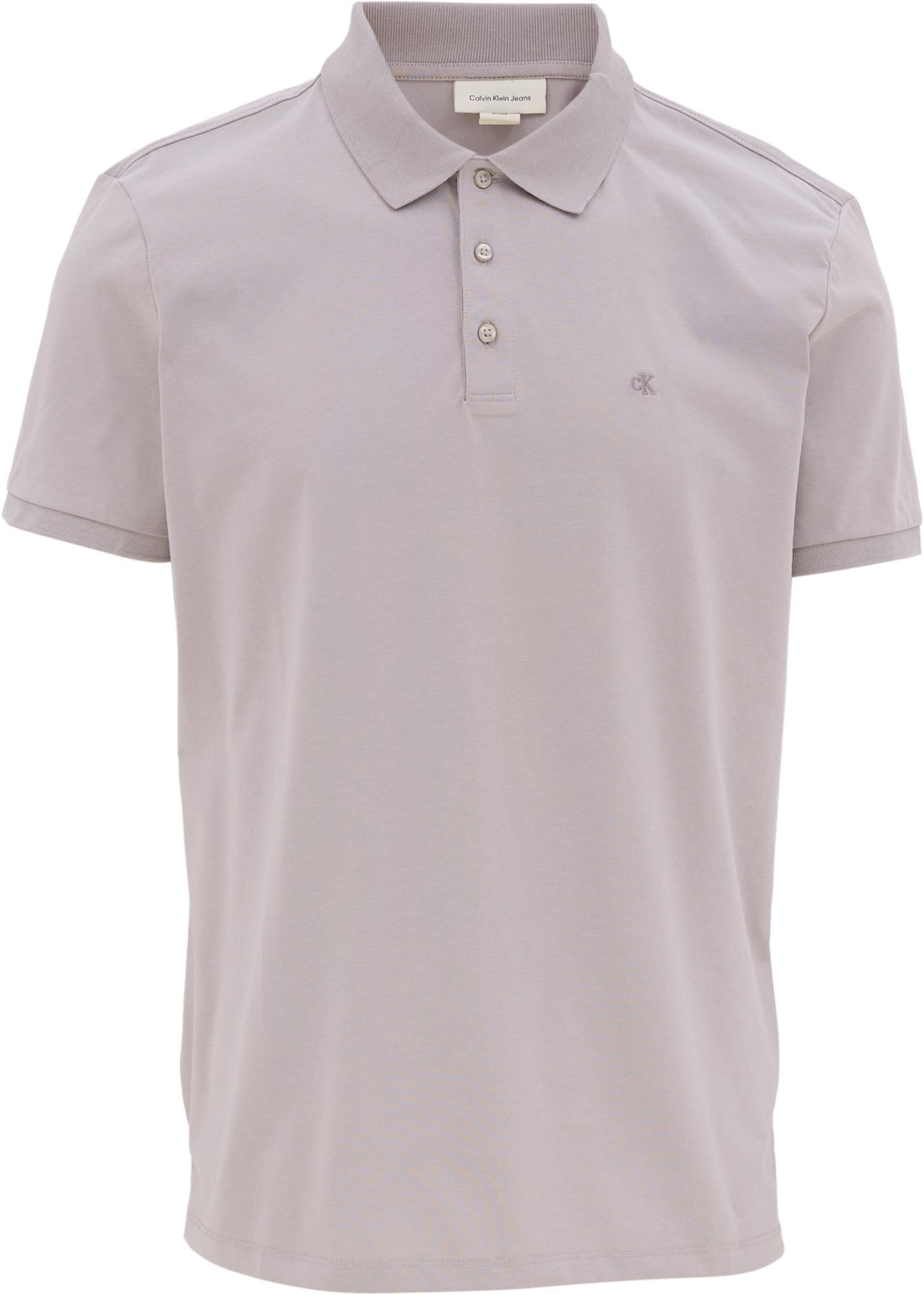 Product image for Smooth Cotton Blend Monogram Logo Polo Shirt - Men's