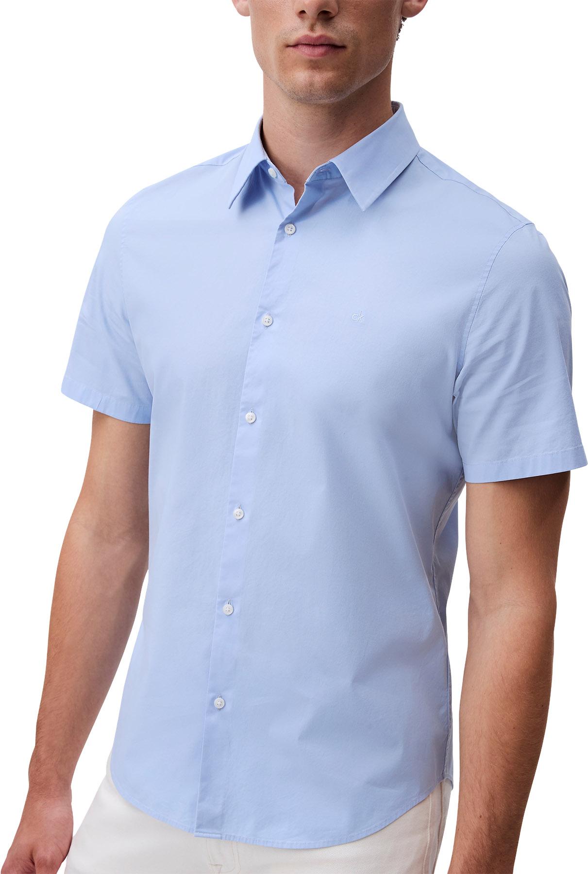 Numéro de l'image de la galerie de produits 5 pour le produit Chemise boutonnée ajustée en coton extensible - Homme