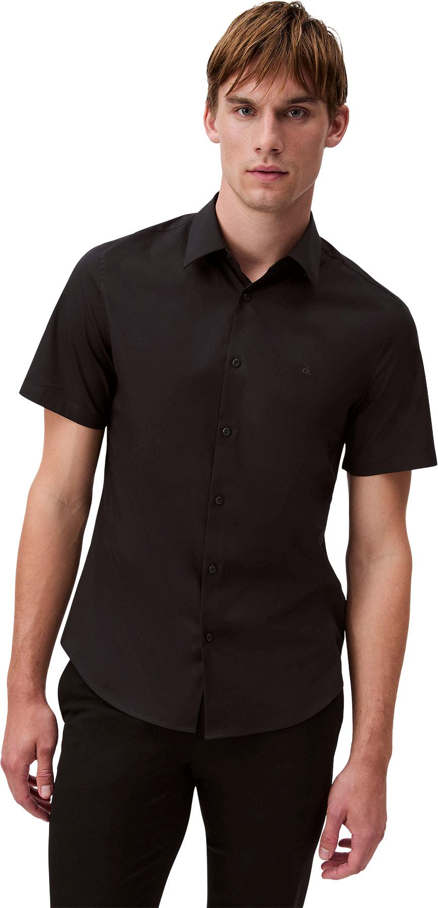 Product gallery image number 4 for product Cotton Stretch Slim Button-Down Shirt - Men's