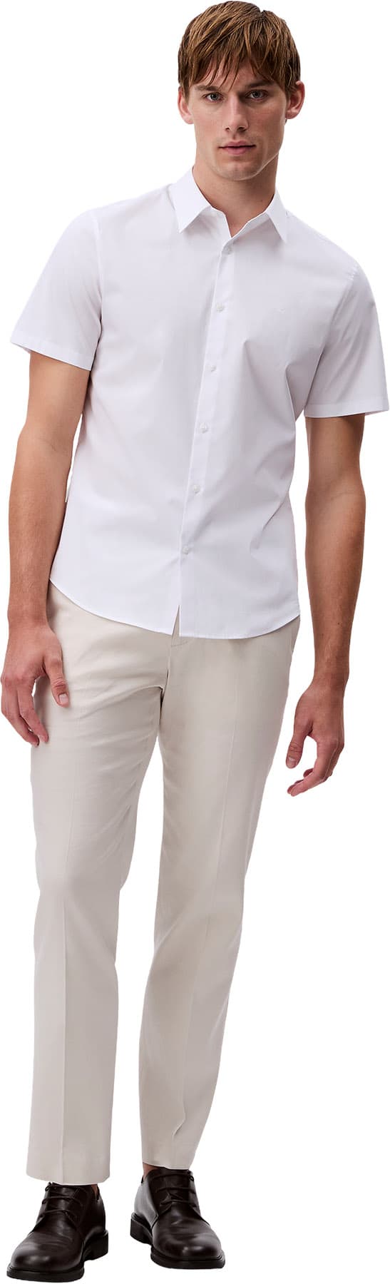 Product gallery image number 2 for product Cotton Stretch Slim Button-Down Shirt - Men's