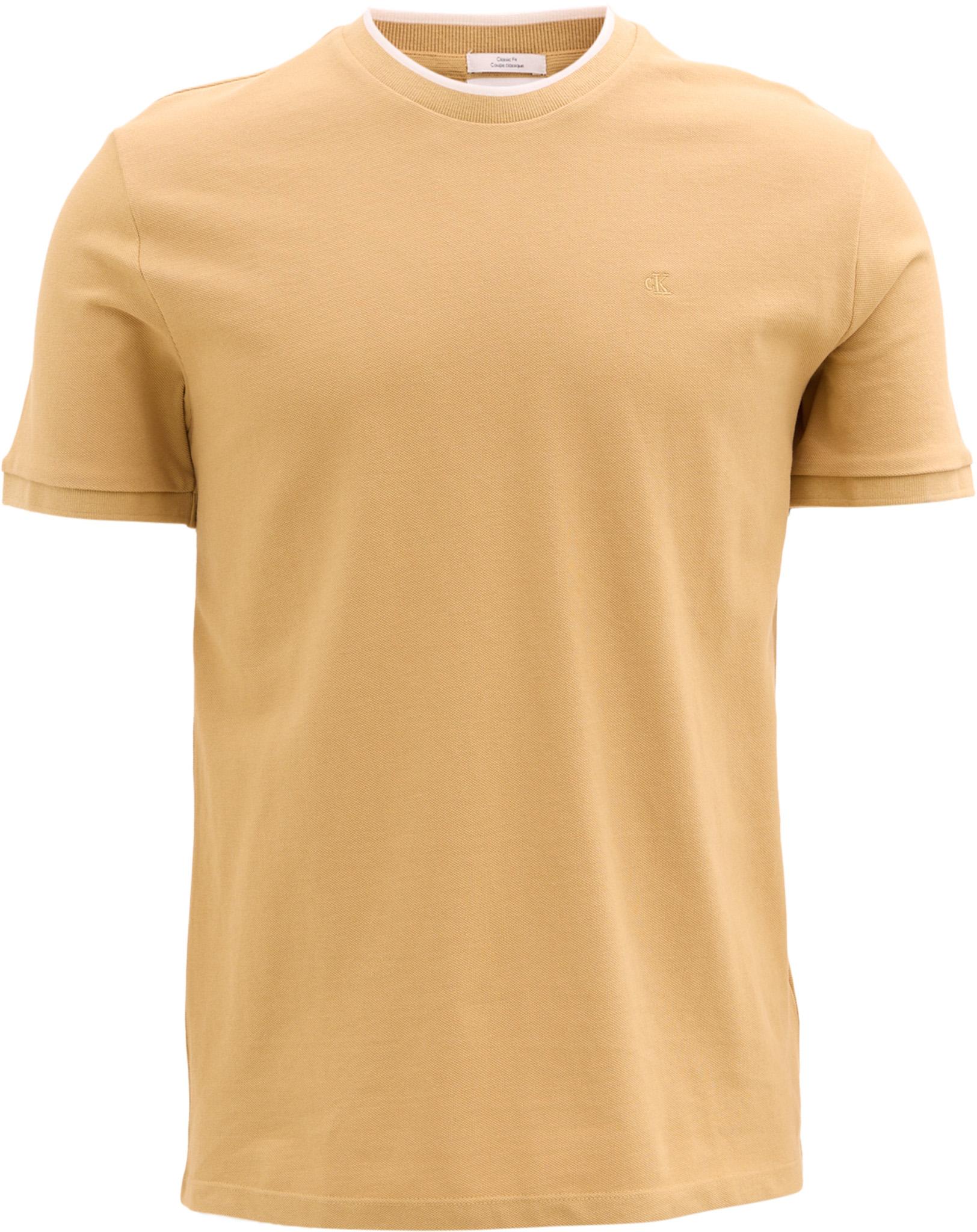 Image de produit pour T-shirt à manches courtes et col rond Tipped Piqué - Homme