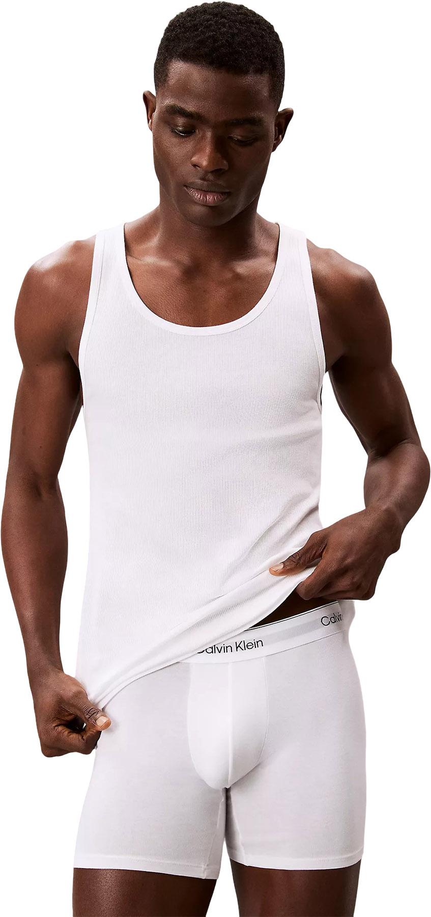 Product gallery image number 3 for product Camisole coupe classique en coton paquet de 3 - Homme
