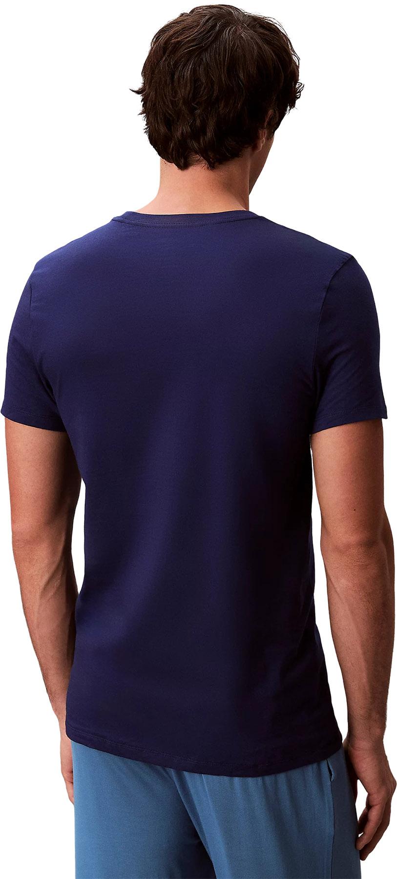 Numéro de l'image de la galerie de produits 2 pour le produit T-shirt à manches courtes et col rond coupe classique en coton paquet de 3 - Homme