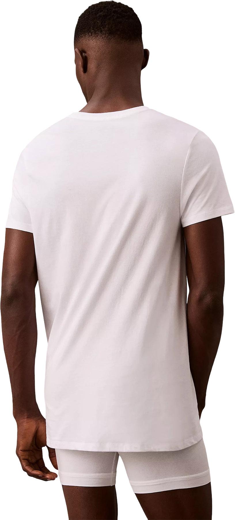 Product gallery image number 5 for product T-shirt à manches courtes et col rond coupe classique en coton paquet de 3 - Homme