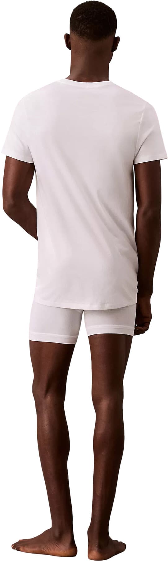 Product gallery image number 6 for product T-shirt à manches courtes et col rond coupe classique en coton paquet de 3 - Homme