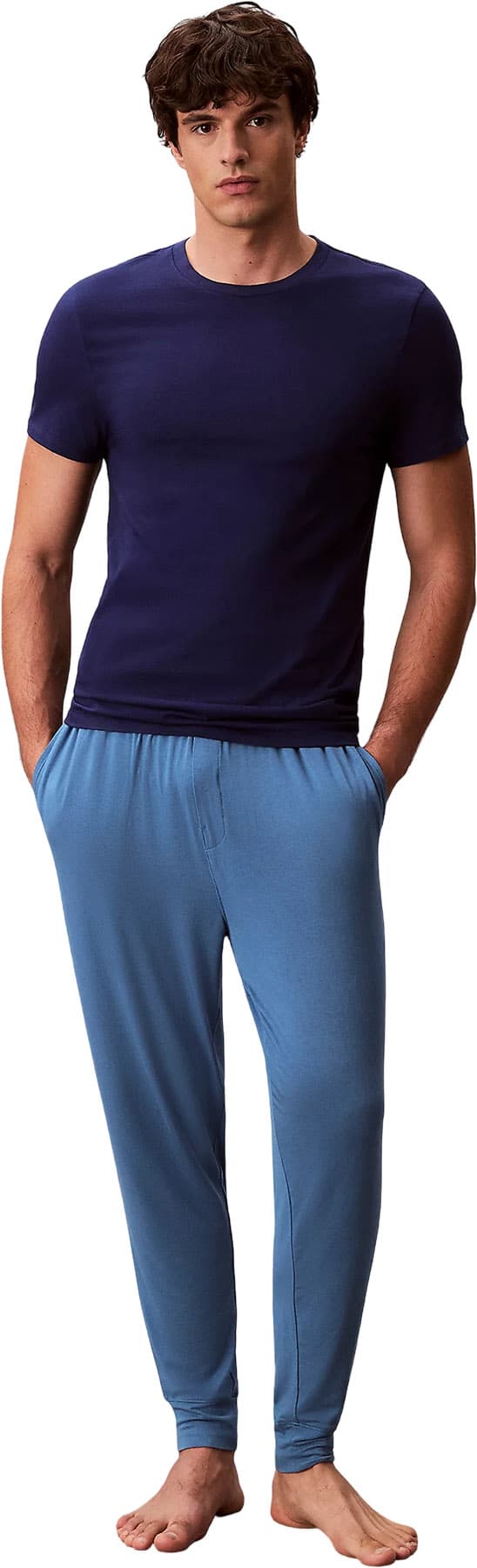 Numéro de l'image de la galerie de produits 3 pour le produit T-shirt à manches courtes et col rond coupe classique en coton paquet de 3 - Homme