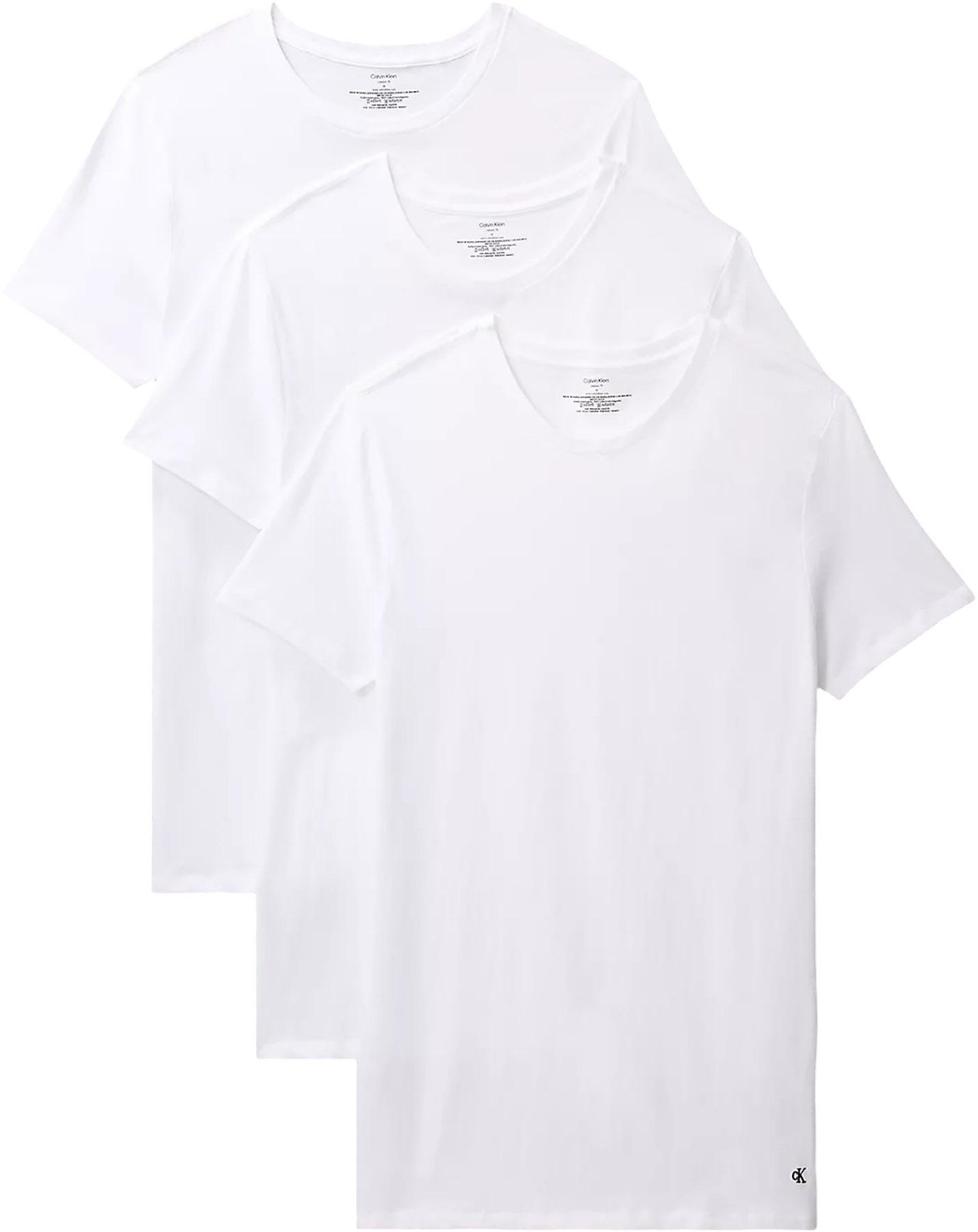 Product gallery image number 1 for product T-shirt à manches courtes et col rond coupe classique en coton paquet de 3 - Homme