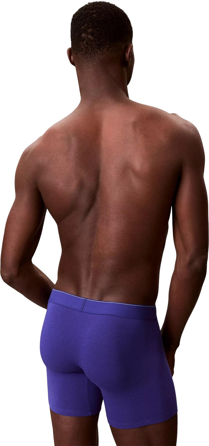 Product gallery image number 2 for product Graphic Monogram Cotton Stretch 3-Pack Boxer Brief - Men's