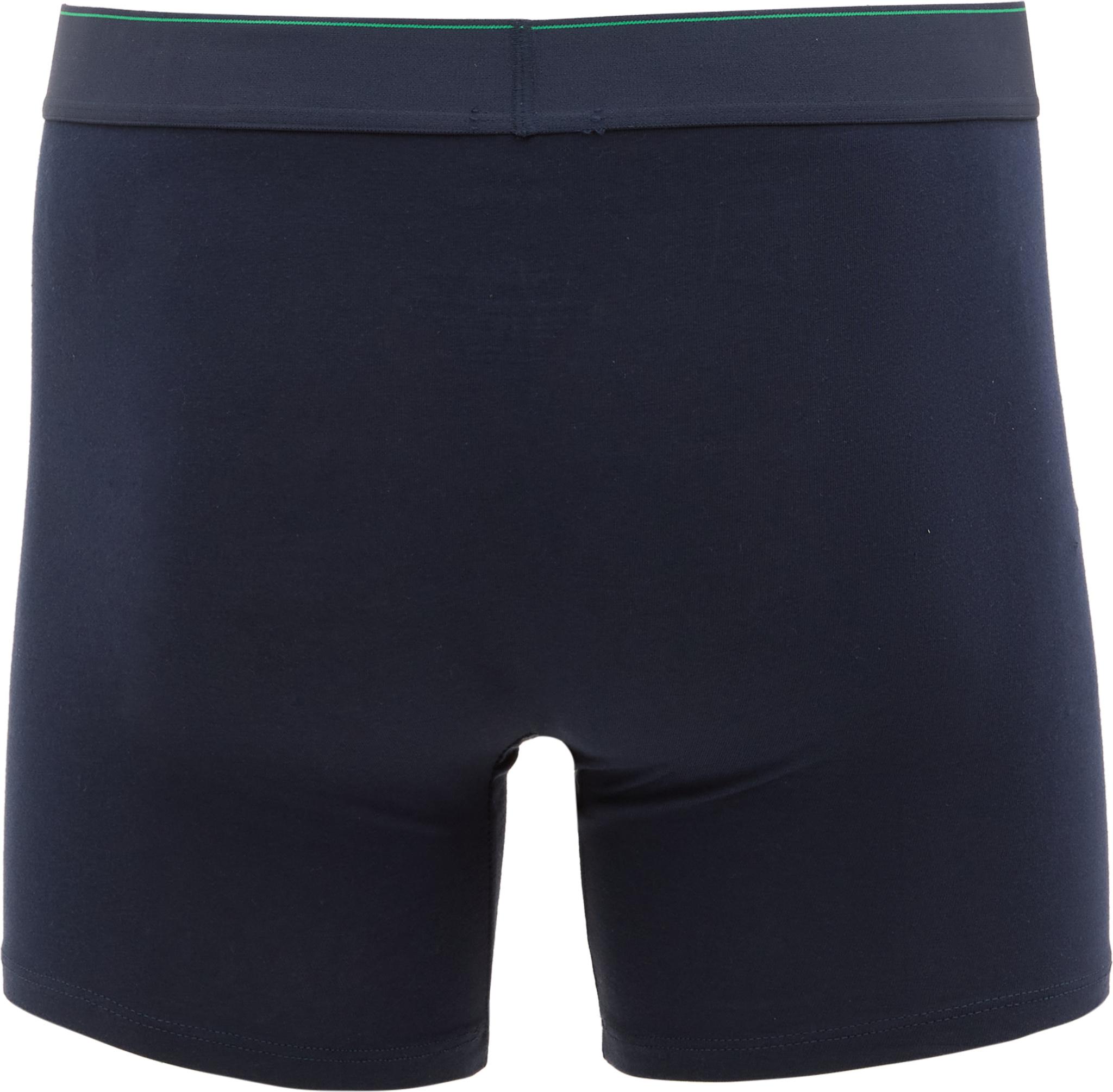 Product gallery image number 11 for product Boxeurs longs en coton extensible à monogramme graphique paquet de 3 - Homme