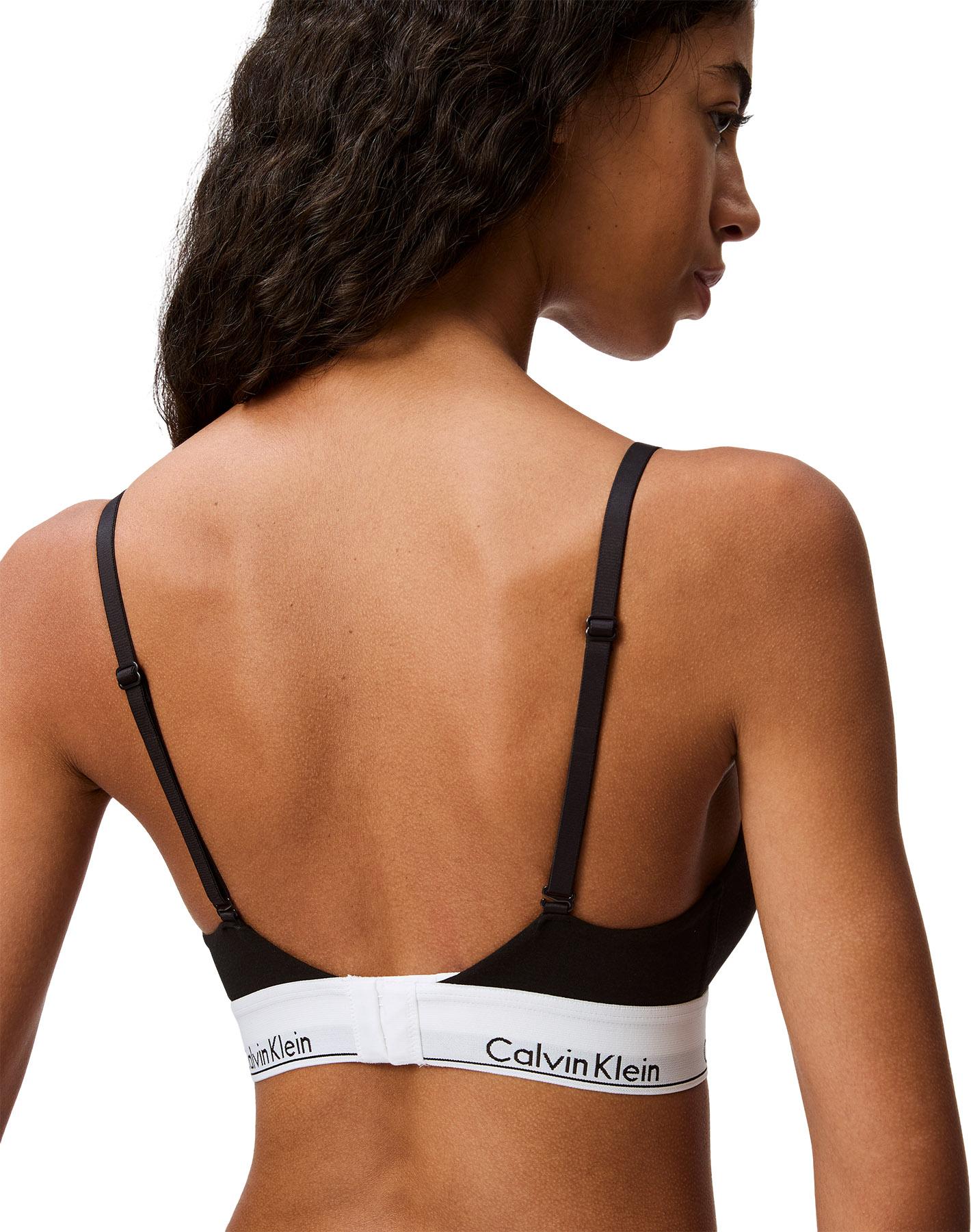Product gallery image number 5 for product Modern Cotton Lightly Lined Triangle Bralette - Women's