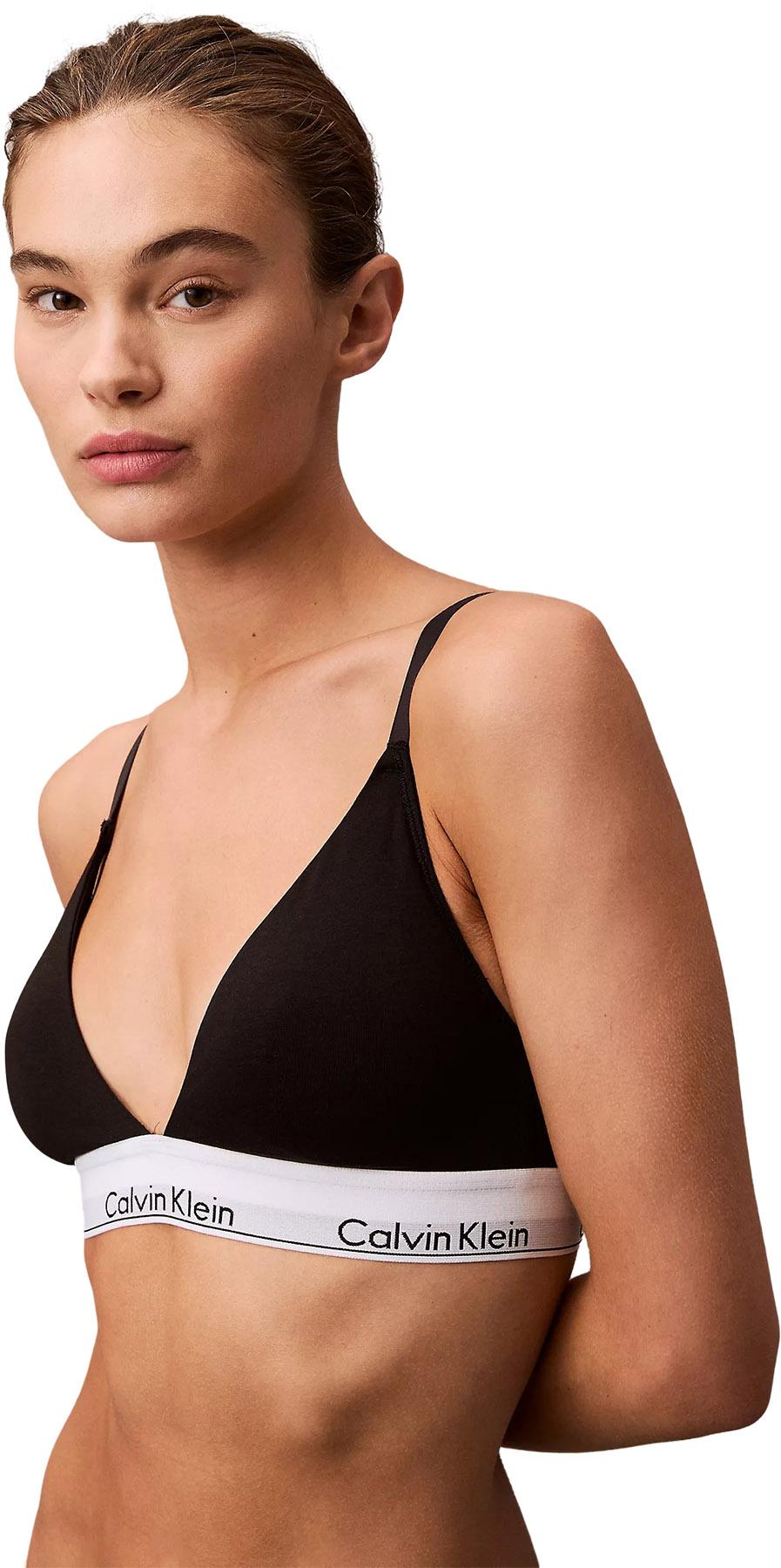 Product gallery image number 8 for product Modern Cotton Lightly Lined Triangle Bralette - Women's