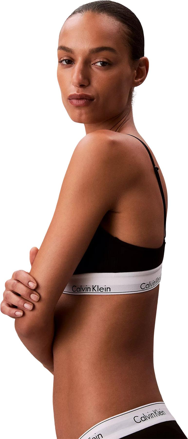 Product gallery image number 2 for product Icon Cotton Modal Lightly Lined Triangle Bralette - Women's