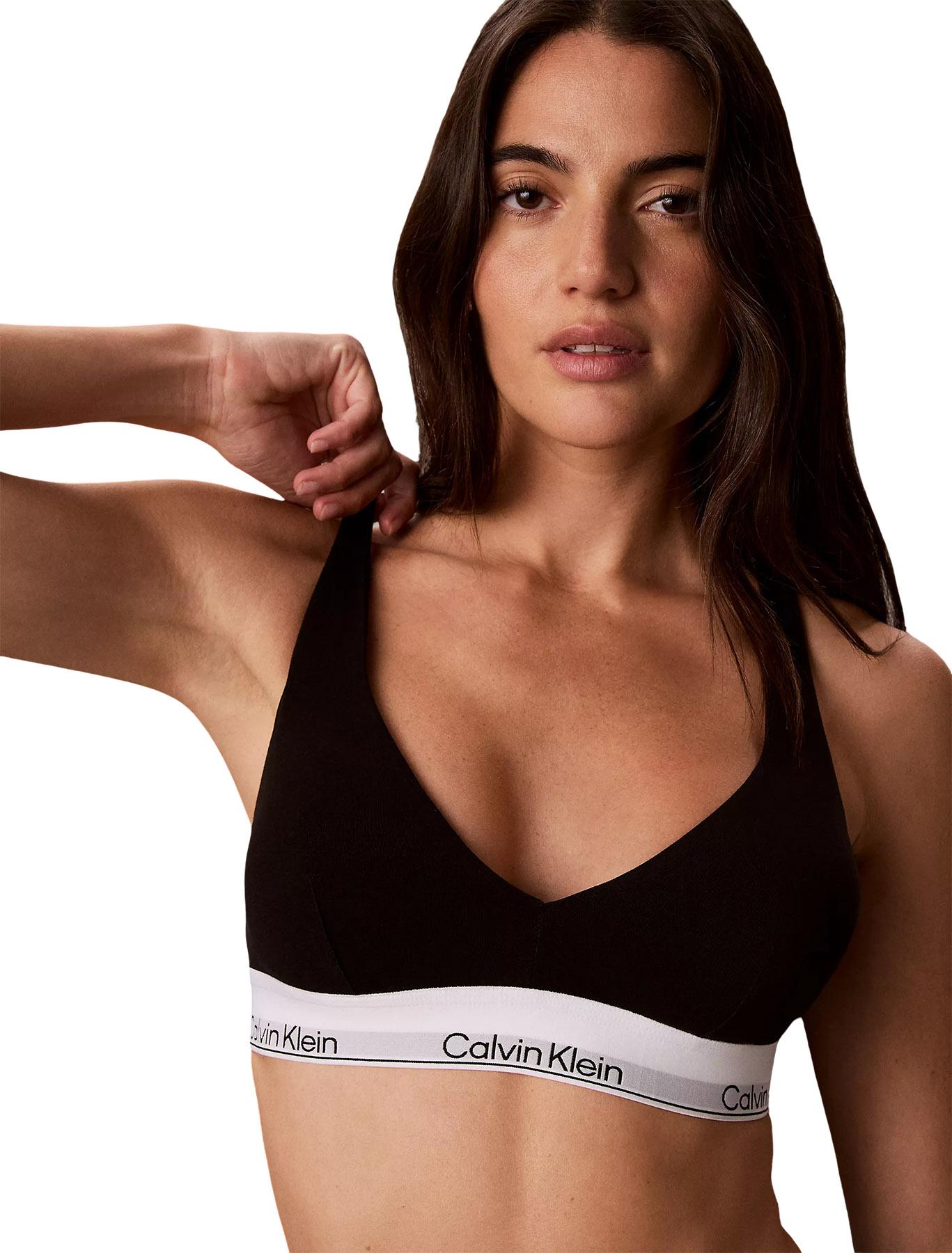 Product gallery image number 3 for product Icon Cotton Modal Push Up Triangle Bra - Women's